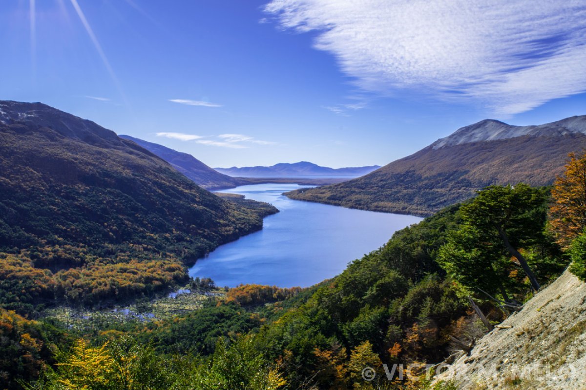 Lago Escondido - Vista desde el Paso Garibaldi.